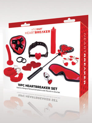 WhipSmart Heartbreaker 10 pc Set - Black/Red