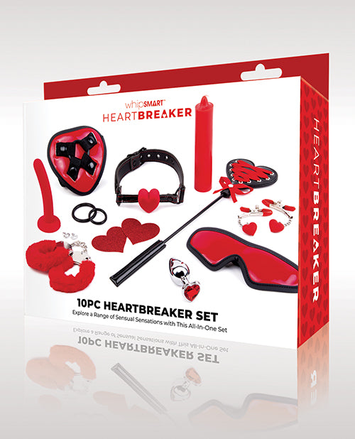 WhipSmart Heartbreaker 10 pc Set – Black/Red