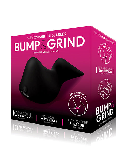 Whipsmart Rideables Bump & Grind Vibrating Pad – Black