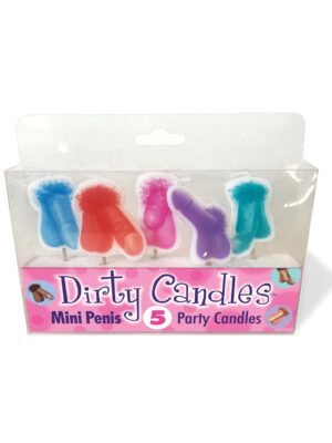 Mini-Penis Dirty Candle Set - Set of 5