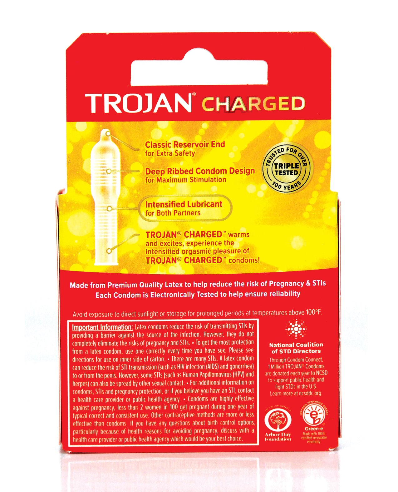 Trojan Intensified Charged Condoms - Box of 3 - Image 2