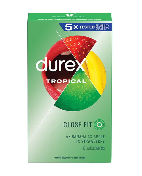 Durex Tropical Color & Scents Condoms – Box of 12