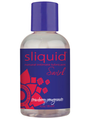 Sliquid Naturals Swirl Lubricant - 4.2 oz Strawberry Pomegranate