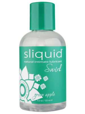 Sliquid Naturals Swirl Lubricant - 4.2 oz Green Apple