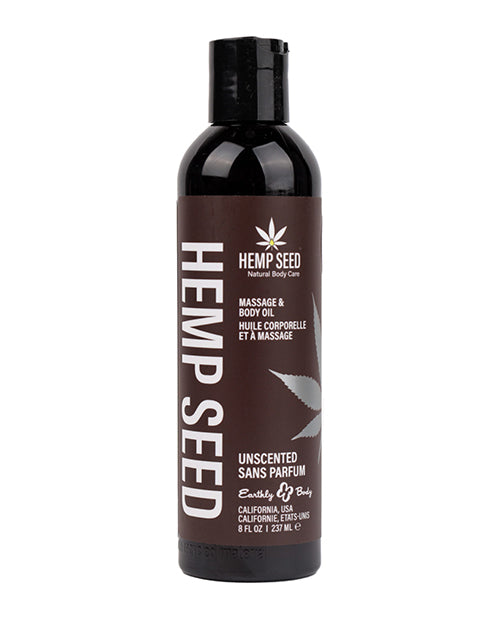 Earthly Body Edible Massage Oil – 8 oz Pineapple