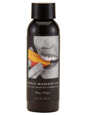 Earthly Body Edible Massage Oil - 2 oz Mango