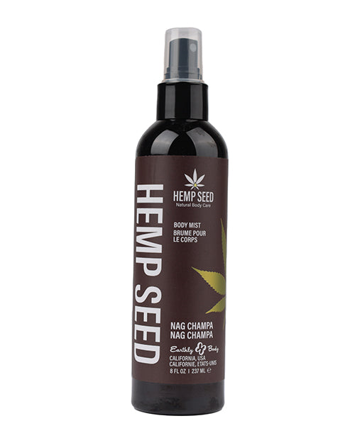 Earthly Body Hemp Seed Moisturizing Body Mist – 8 oz Nag Champa