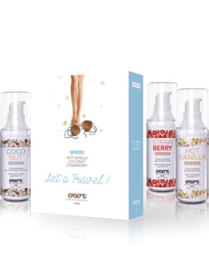 EXSENS of Paris Let's Travel Massage Oil Set