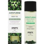 EXSENS of Paris Organic Body Oil w/Stones - Adventurine Avocado 100 ml