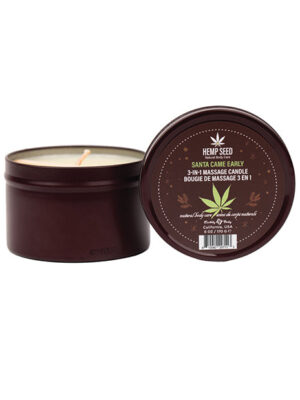 Earthly Body Summer 2024 3 in 1 Massage Candle - 6 oz Hippie Dippie