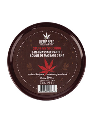 Earthly Body 2024 Holiday 3 in 1 Massage Candle - 6 oz Stuff My Stocking