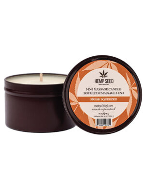 Earthly Body Summer 2025 3 in 1Massage Candle - 6 oz Fresh Squeezed