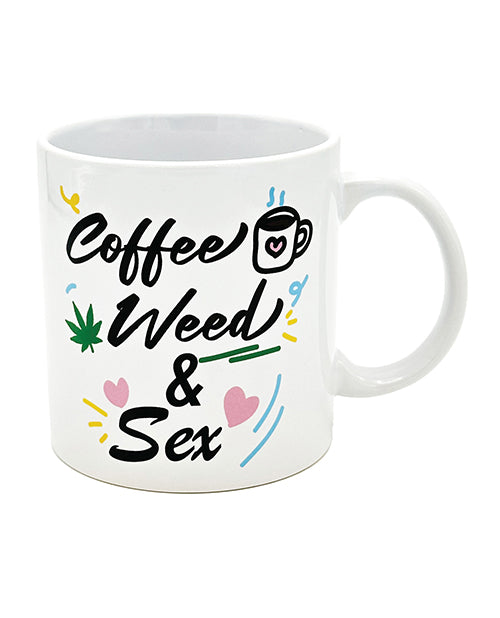 Attitude Mug Coffee, Weed & Sex – 22 oz