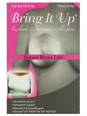 Bring it Up Plus Size Breast Lifts - DD Cup & Larger Pack of 3