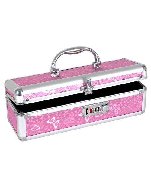 Lockable Vibrator Case – Pink