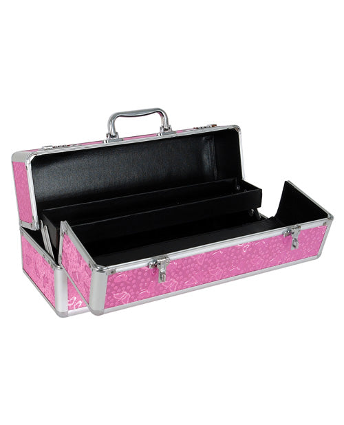 Large Lockable Vibrator Case – Pink