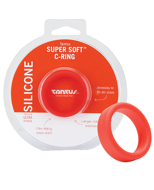 Tantus 1.5″ Supersoft C Ring – Crimson