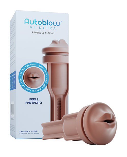 Autoblow AI Ultra Mouth Sleeve – Brown