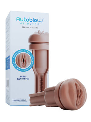 Autoblow AI Ultra Vagina Sleeve - Brown