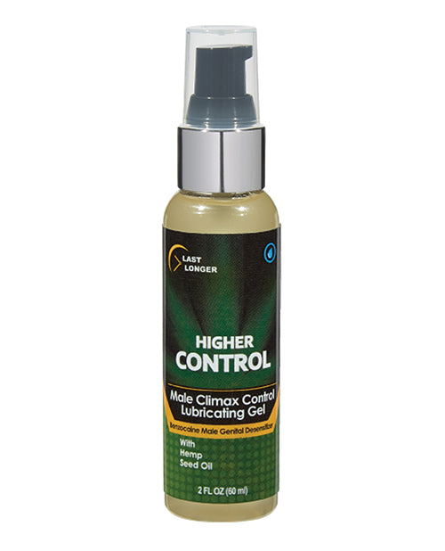 Higher Control Climax Control Gel for Men w/Hemp Seed Oil - 2 oz - Image 3