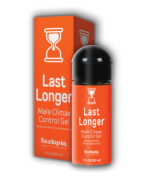 Sextopia Last Longer Male Climax Control Gel – 2 oz Bottle