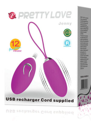 Pretty Love Jenny Remote Control Bullet Vibe - Fuchsia