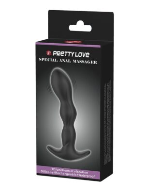 Pretty Love Special Anal Massager - Black