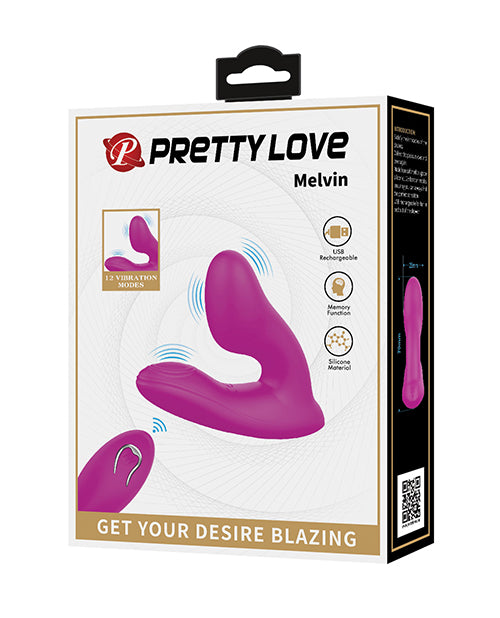 Pretty Love Melvin Dual Stimulator – Fuchsia