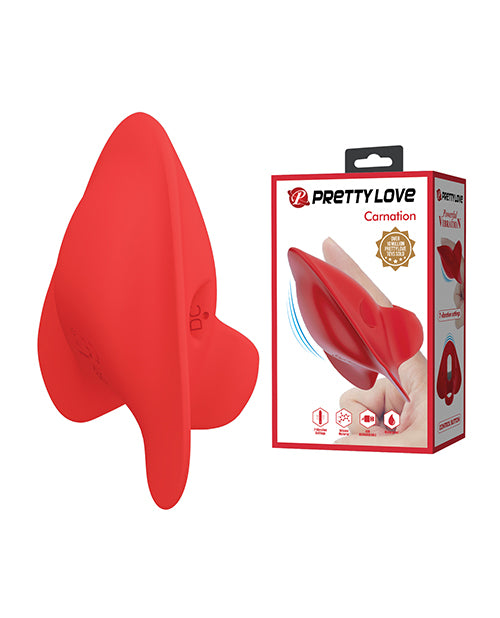 Pretty Love Carnation Manta Ray Finger Vibe – Red