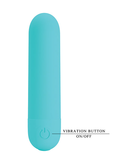 Pretty Love Stefan Mini Massager Bullet - Aqua - Image 5