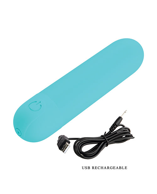 Pretty Love Stefan Mini Massager Bullet - Aqua - Image 12