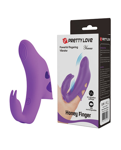 Pretty Love Yenna Dual Finger Vibe – Purple