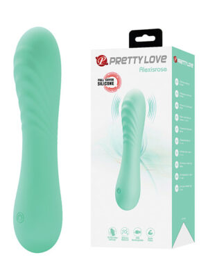 Pretty Love Alexisrose Curved Vibrator - Aqua
