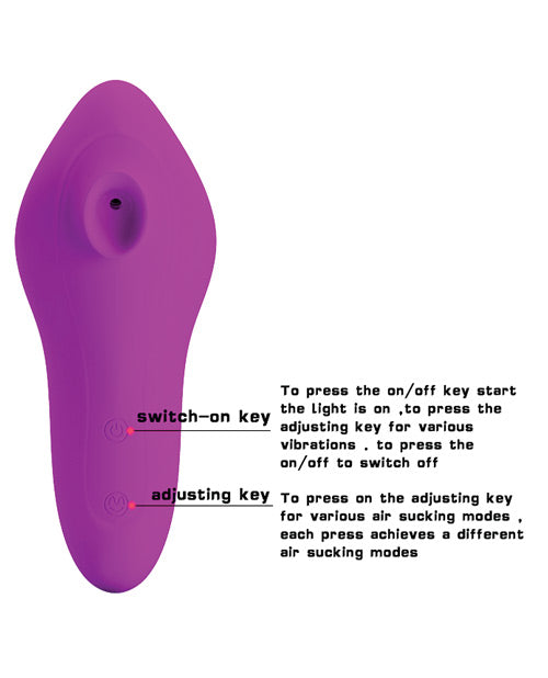 Pretty Love Magic Fish 12 Function Clitoral Suction Stimulator - Fuchsia - Image 13