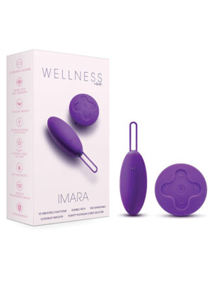 Blush Wellness Imara Vibrating Egg w/Remote - Purple