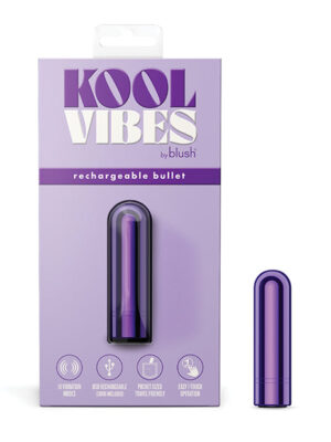 Blush Kool Vibes Mini Rechargeable Bullet - Grape