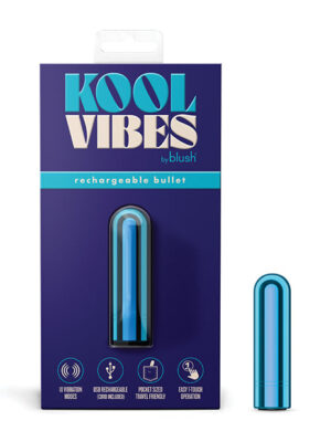 Blush Kool Vibes Mini Rechargeable Bullet - Blueberry