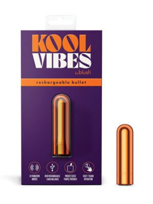 Blush Kool Vibes Mini Rechargeable Bullet - Tangerine