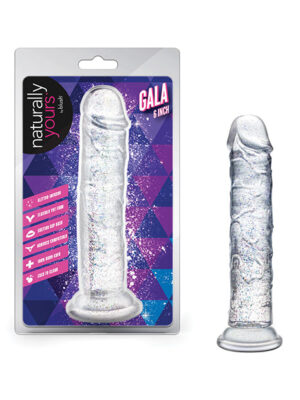 Blush Naturally Yours - Gala - Sparkling Clear Dildo