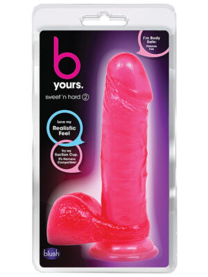 Blush B Yours Sweet n Hard 2 w/Suction Cup - Pink
