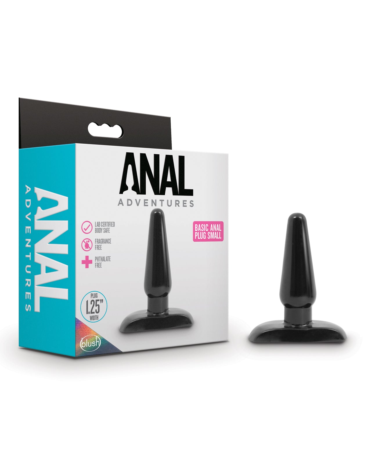 Blush Anal Adventures Basic Anal Plug – Small Black