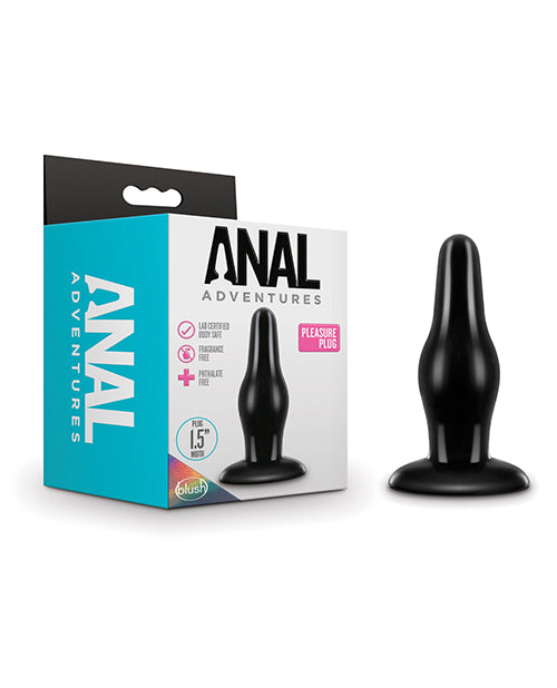 Blush Anal Adventures Pleasure Plug – Black