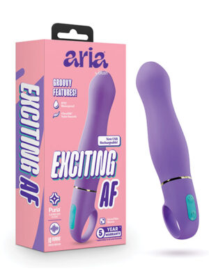 Aria - Exciting AF 2.0 - Rechargeable Vibe - Indigo