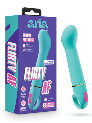 Aria - Flirty AF 2.0 - Rechargeable Vibe - Teal