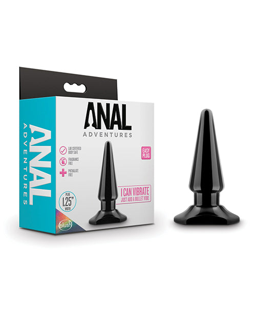 Blush Anal Adventures Easy Plug – Black