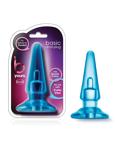 Blush B Yours Basic Anal Plug – Blue