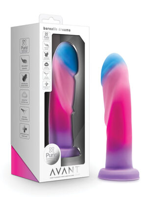 Blush Avant Borealis Dreams Silicone Dildo - Cotton Candy