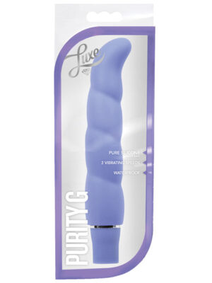 Blush Luxe Purity G Silicone Vibrator - Periwinkle