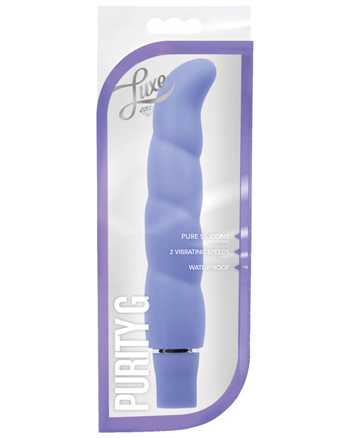 Blush Luxe Purity G Silicone Vibrator – Periwinkle