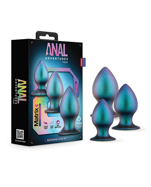 Blush Anal Adventures Matrix Metaverse Plug Kit – Spruce